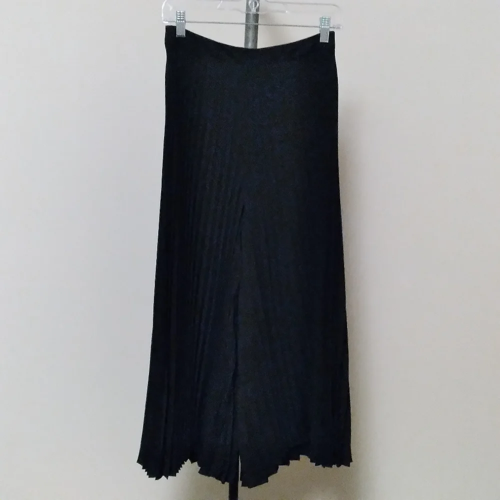 NWT - ZIMMERMANN Black Fanned Pants Wide-leg Cropped Pants, size 4 - Picture 8 of 14